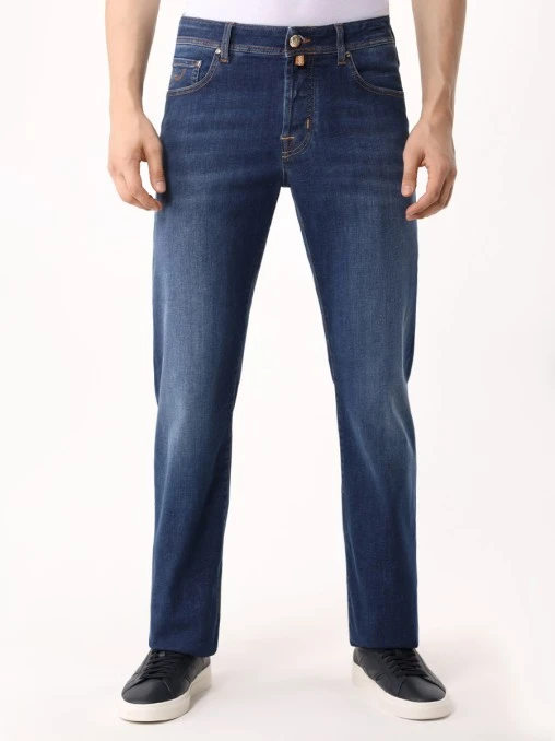 Джинсы Regular Fit хлопковые JACOB COHEN