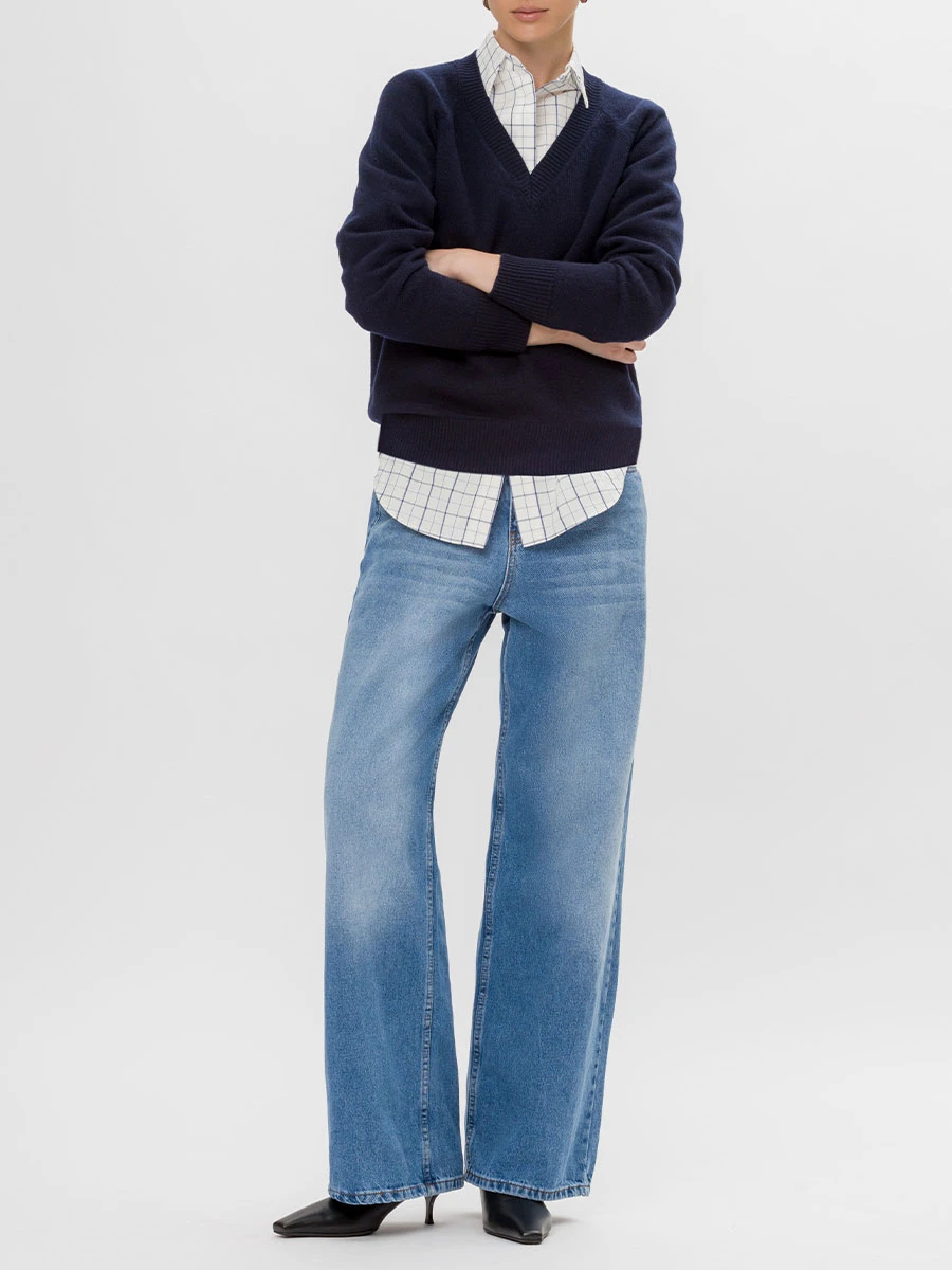 Джинсы хлопковые