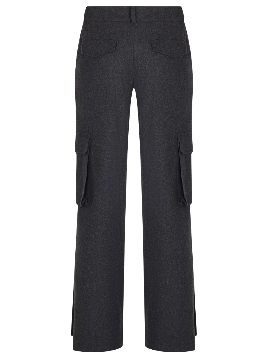 Брюки-карго шерстяные