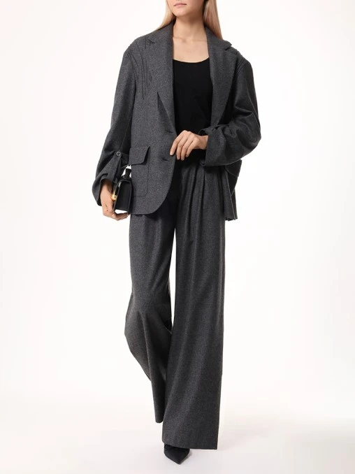 Брюки шерстяные AND THE BRAND