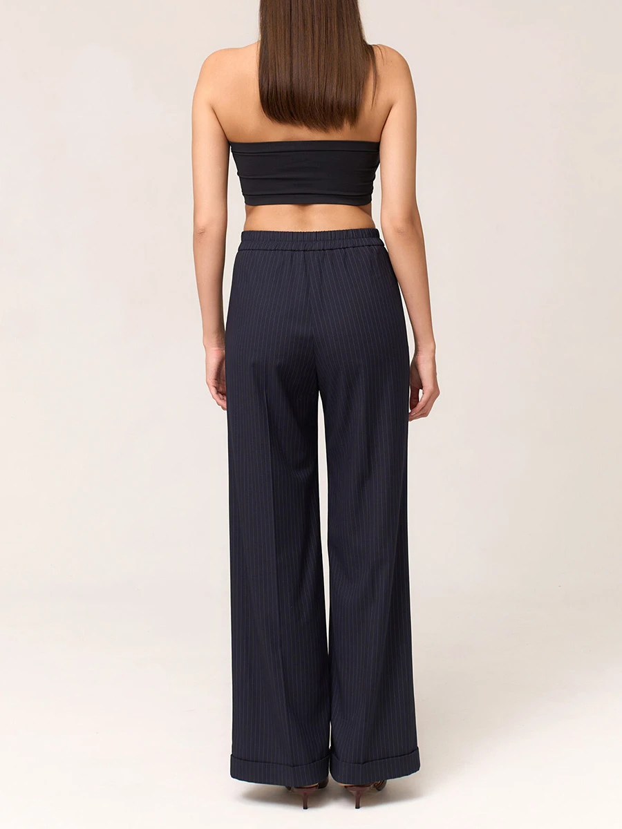 Брюки однотонные