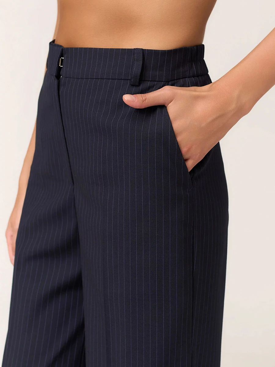 Брюки однотонные