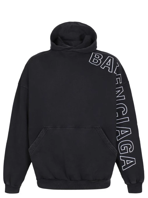 Худи хлопковое BALENCIAGA