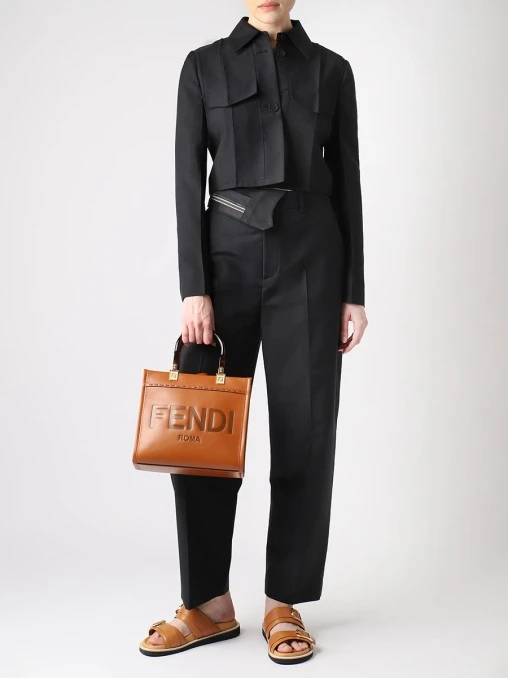 Куртка однотонная FENDI