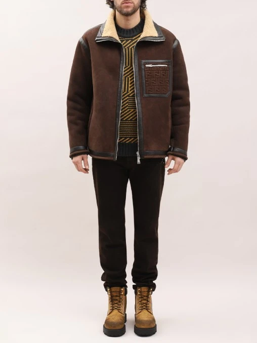 Дубленка из овчины FENDI