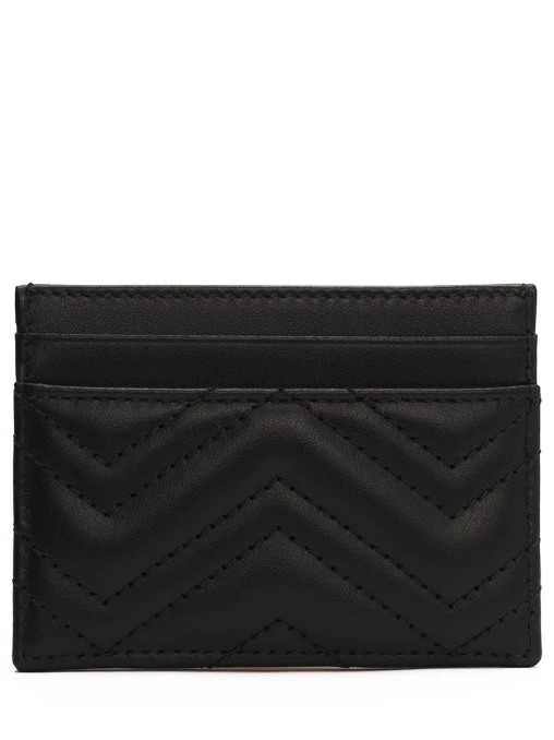 Кардхолдер кожаный GG Marmont GUCCI