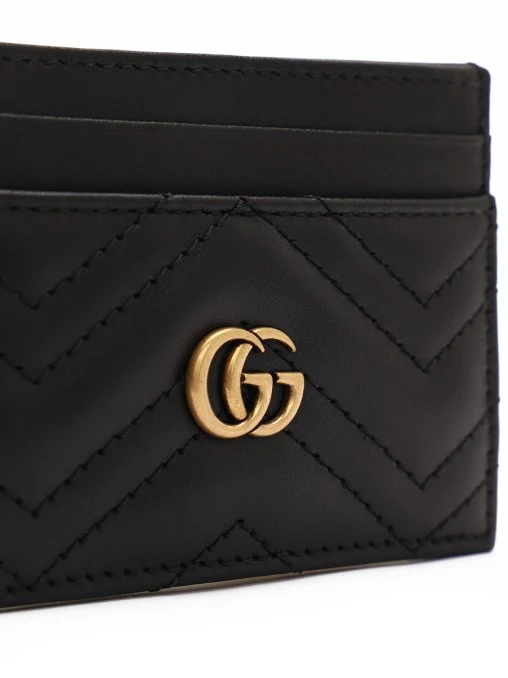 Кардхолдер кожаный GG Marmont GUCCI
