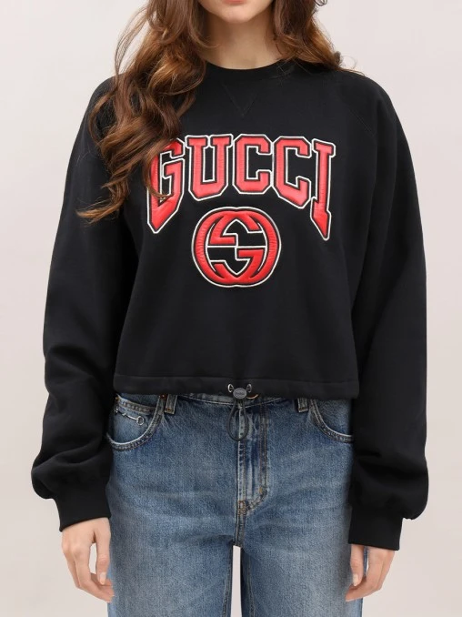 Свитшот хлопковый GUCCI