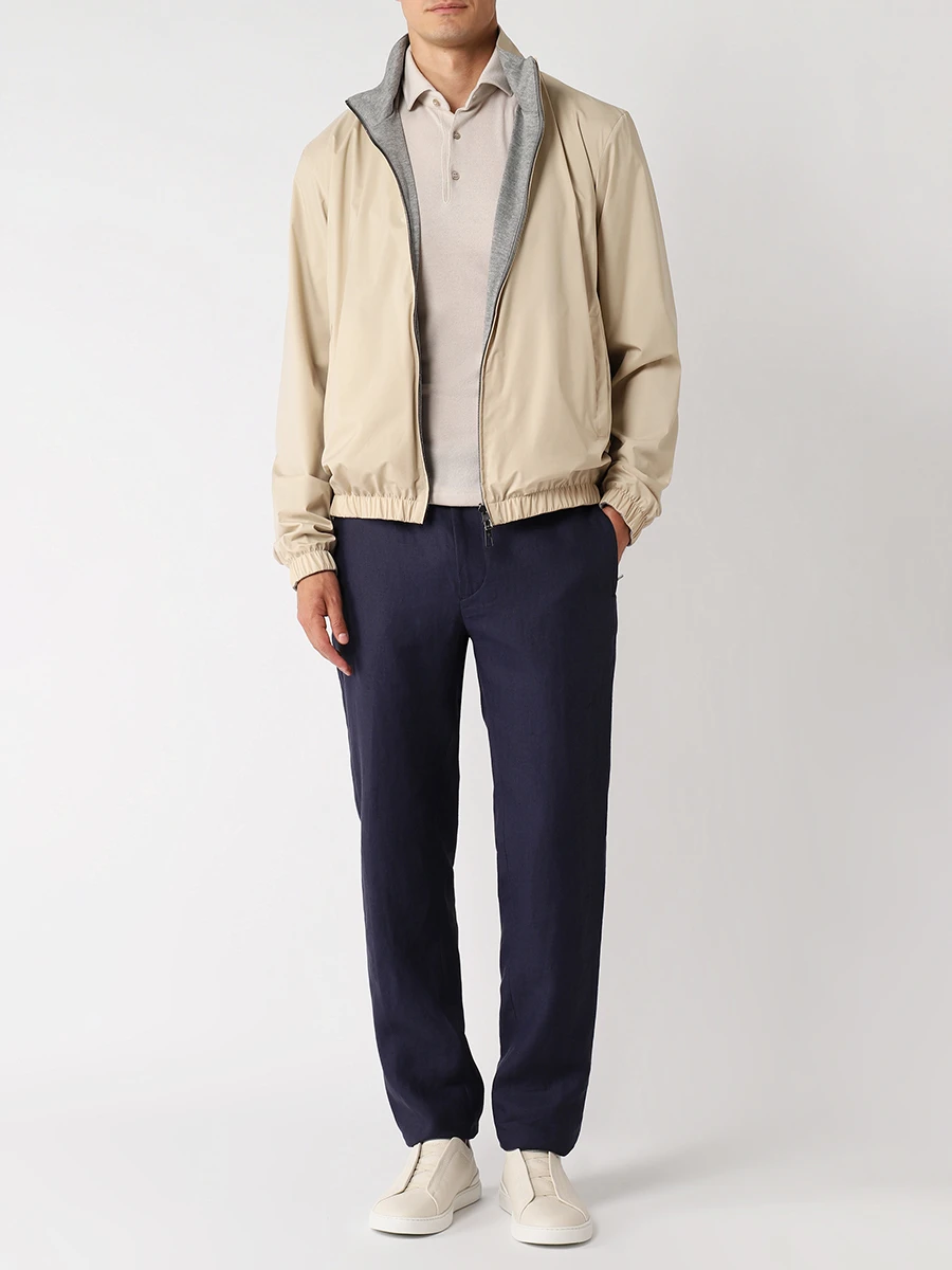 Брюки льняные