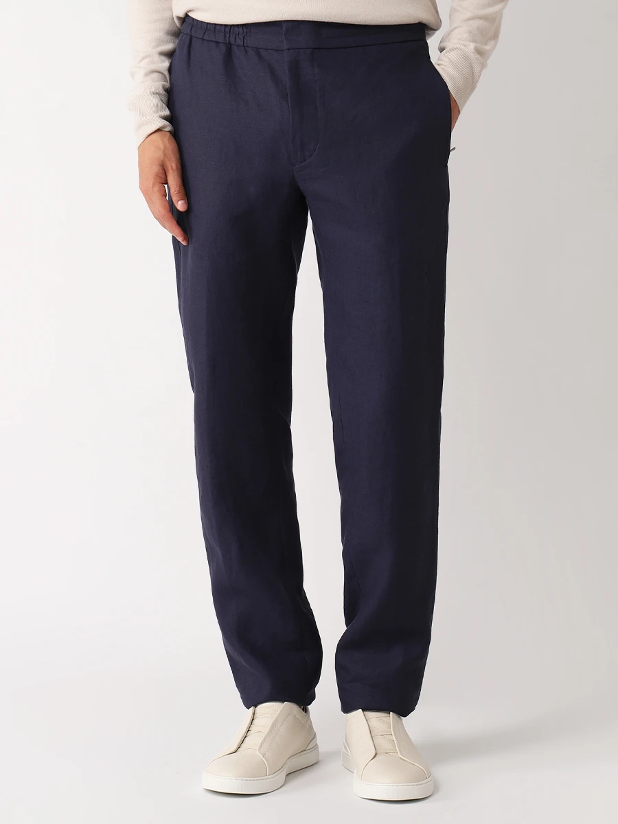 Брюки льняные