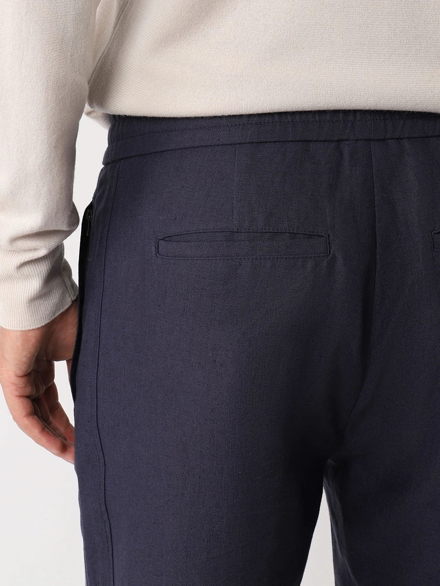 Брюки льняные