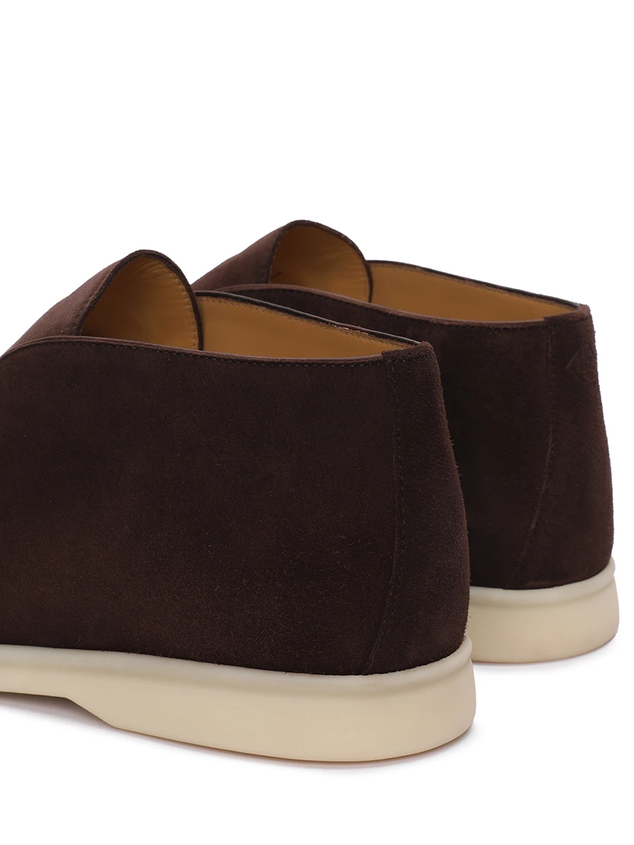 Лоферы замшевые Open Walk