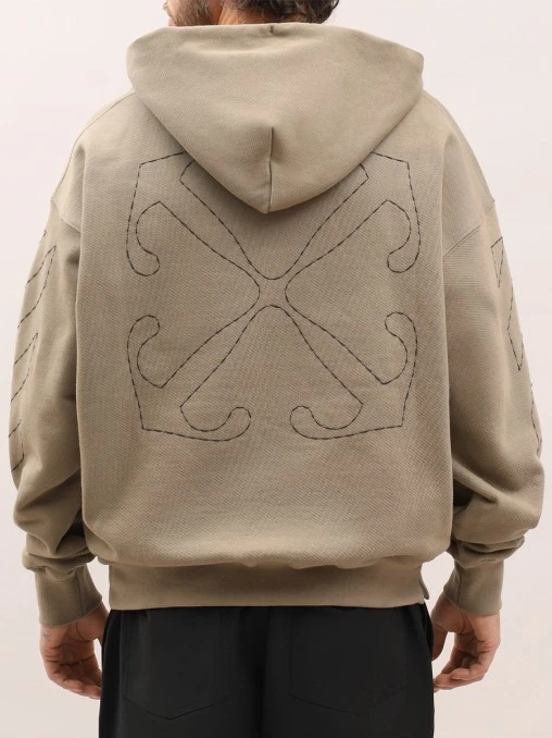 Худи хлопковое OFF-WHITE