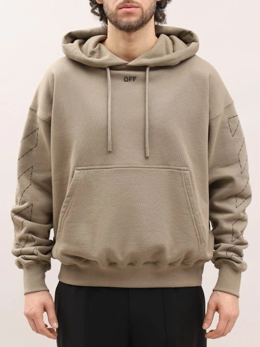 Худи хлопковое OFF-WHITE