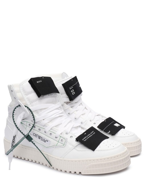 Кеды кожаные OFF-WHITE