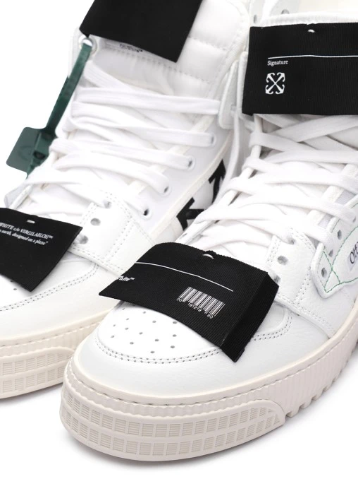 Кеды кожаные OFF-WHITE