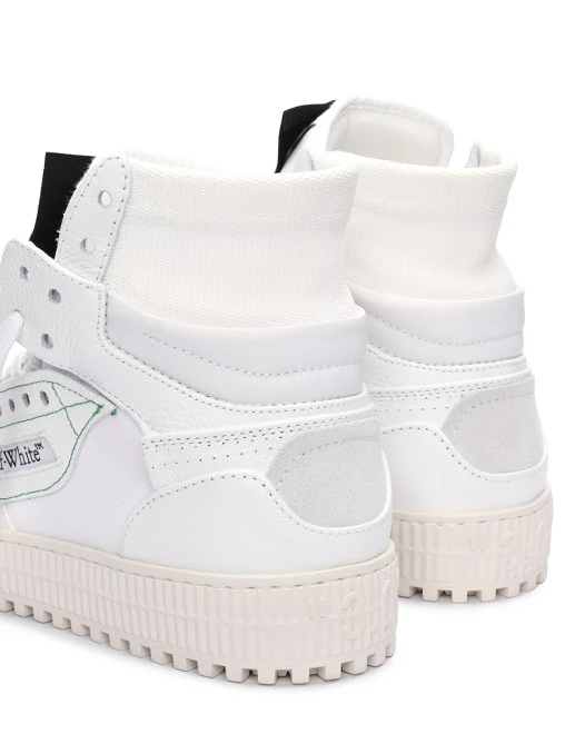 Кеды кожаные OFF-WHITE