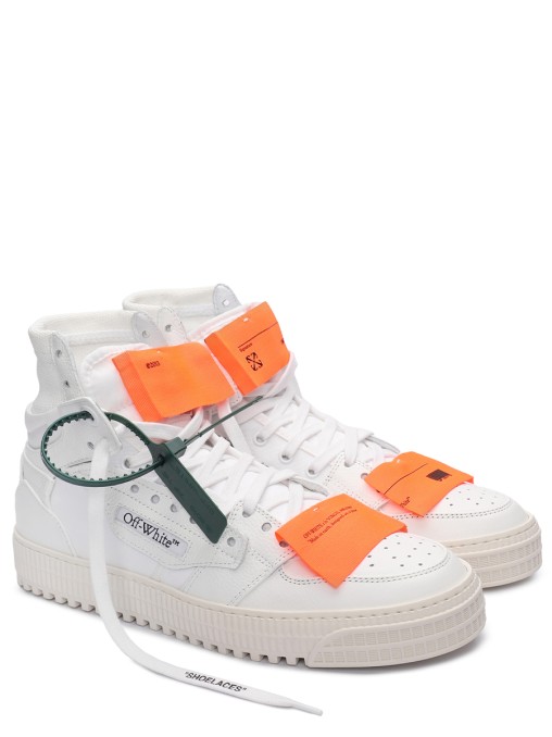 Кеды кожаные OFF-WHITE