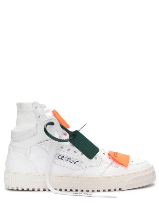 Кеды кожаные OFF-WHITE