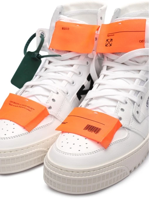 Кеды кожаные OFF-WHITE