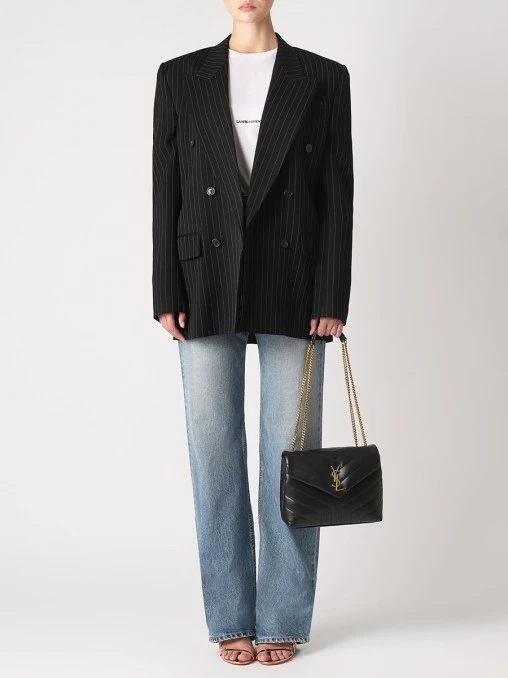 Сумка кожаная LouLou SAINT LAURENT