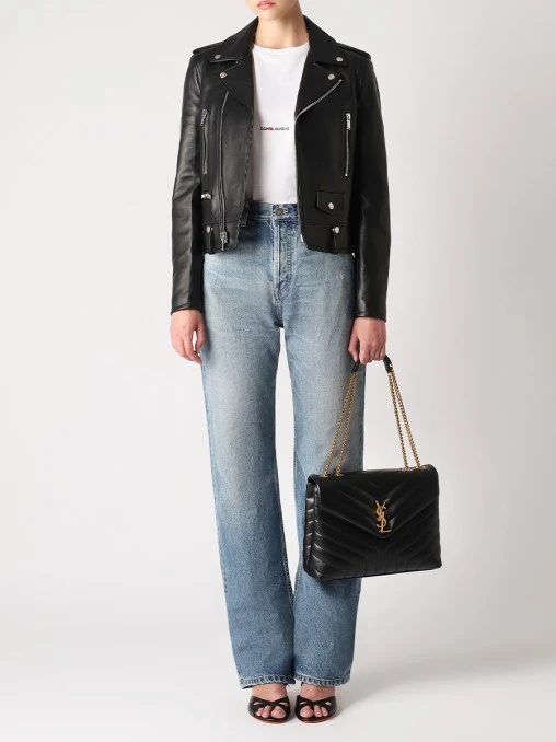 Джинсы хлопковые SAINT LAURENT