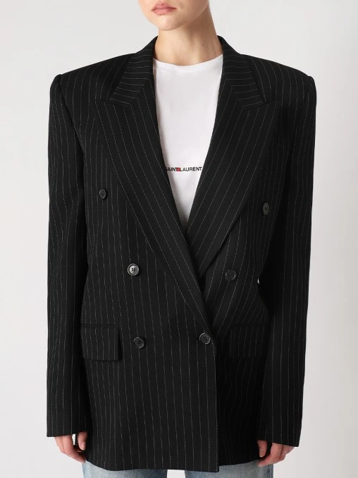 Жакет шерстяной SAINT LAURENT