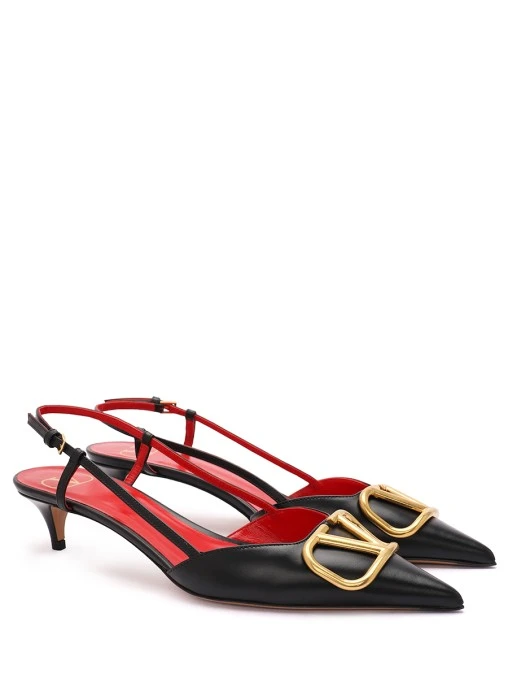 Туфли кожаные VLogo VALENTINO