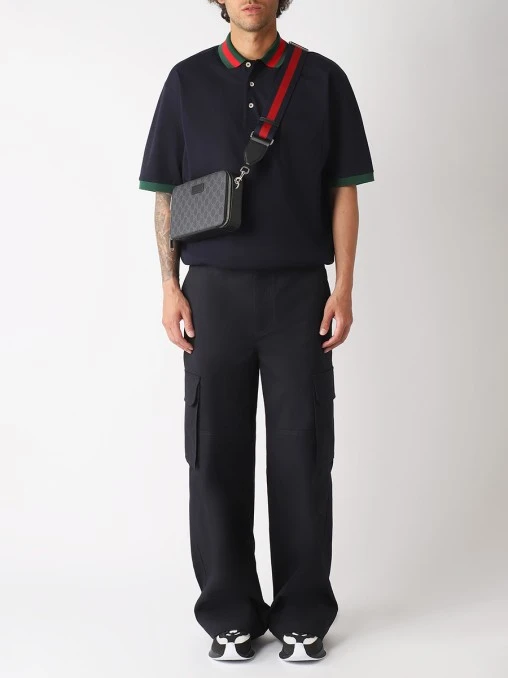 Брюки-карго хлопковые VALENTINO