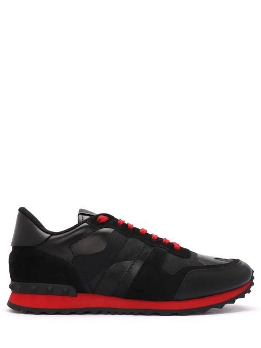 Кроссовки комбинированные Rockrunner VALENTINO