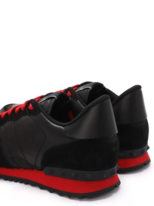 Кроссовки комбинированные Rockrunner VALENTINO