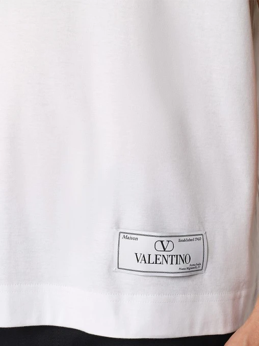 Футболка хлопковая VALENTINO