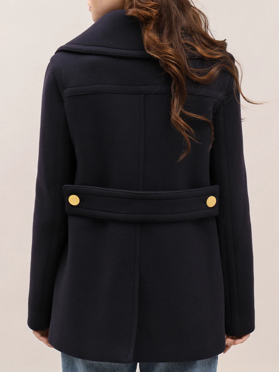 Полупальто шерстяное