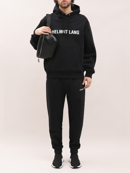 Худи хлопковое HELMUT LANG