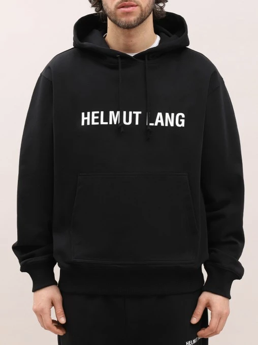Худи хлопковое HELMUT LANG