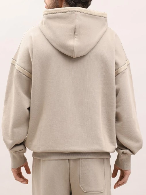 Худи хлопковое HELMUT LANG