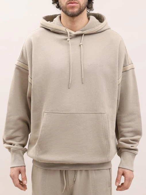 Худи хлопковое HELMUT LANG