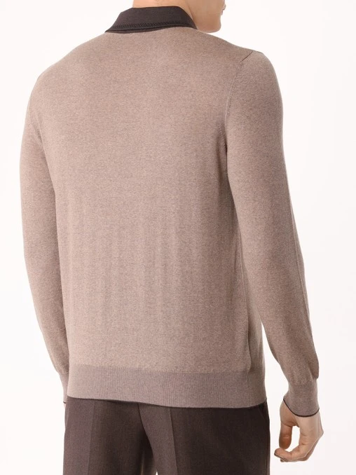Поло шерстяное BERTOLO LUXURY MENSWEAR