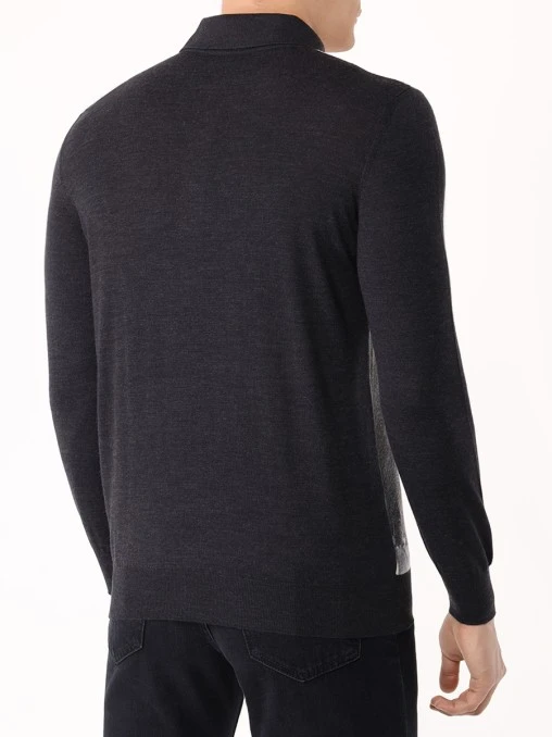 Поло шерстяное BERTOLO LUXURY MENSWEAR