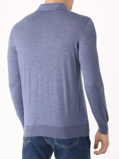 Поло шерстяное BERTOLO LUXURY MENSWEAR