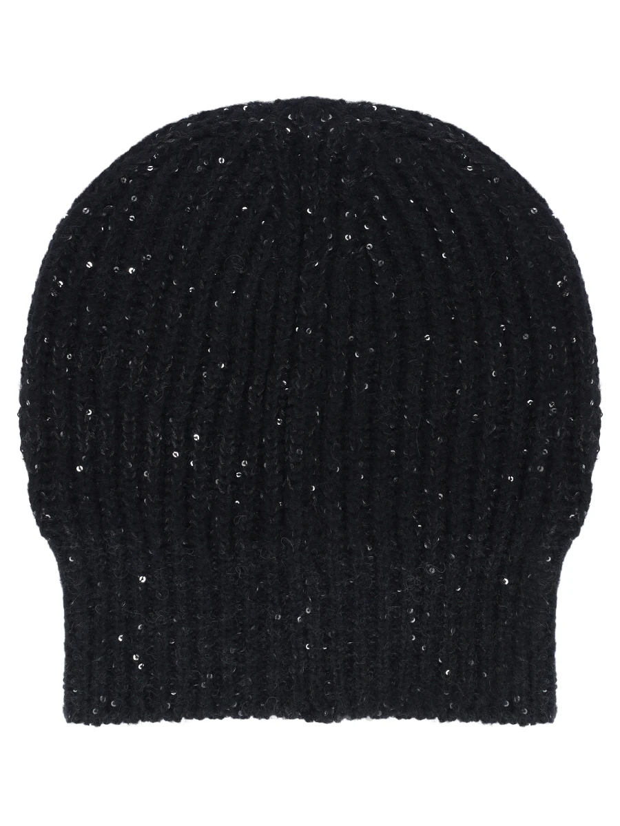 Шапка с пайетками