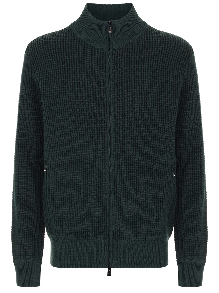 Кардиган из хлопка и шерсти