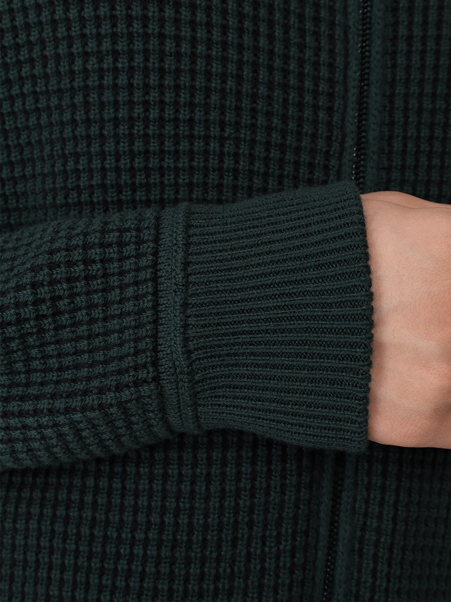 Кардиган из хлопка и шерсти