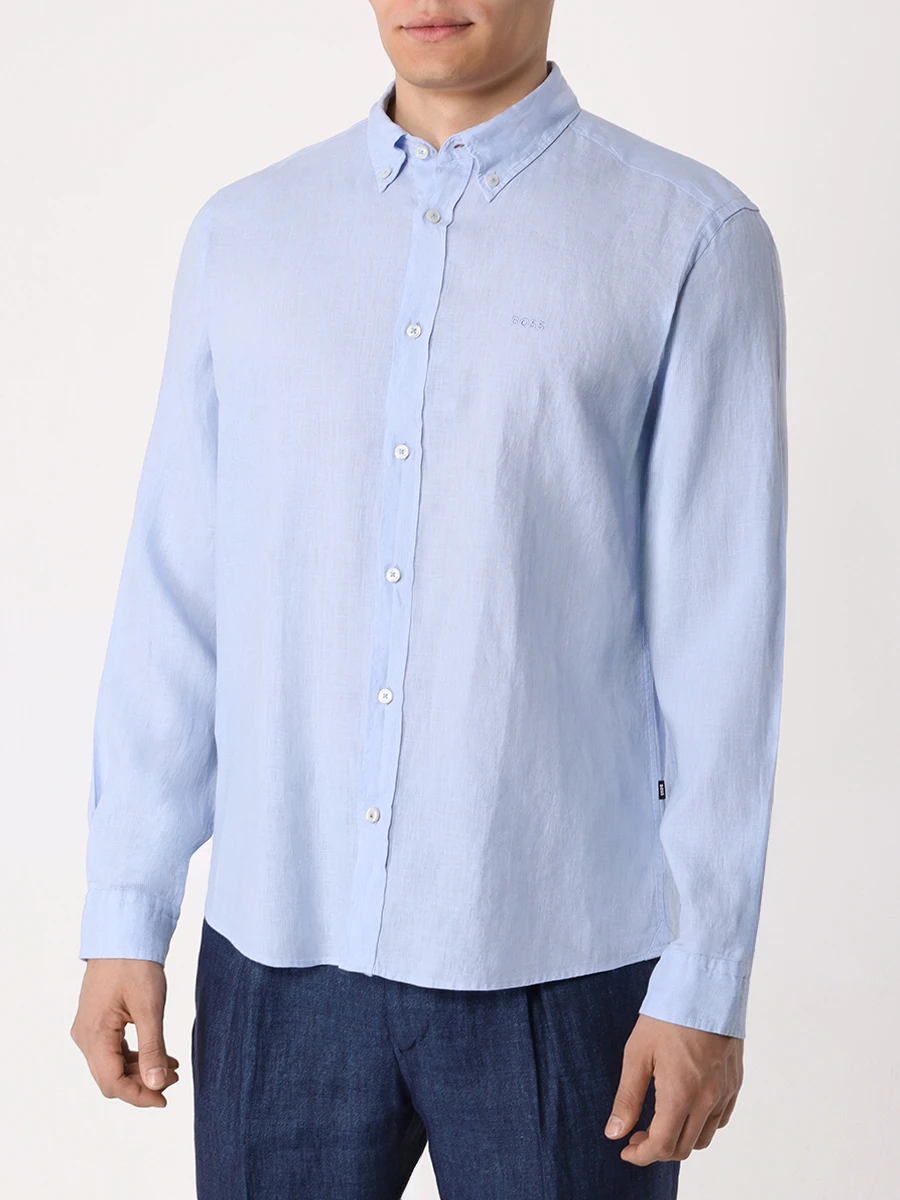 Рубашка Regular Fit льняная