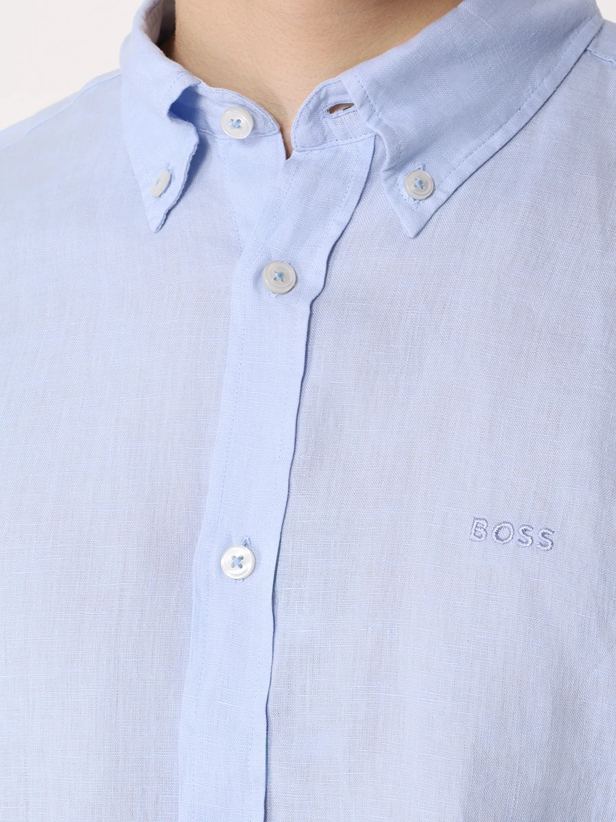 Рубашка Regular Fit льняная