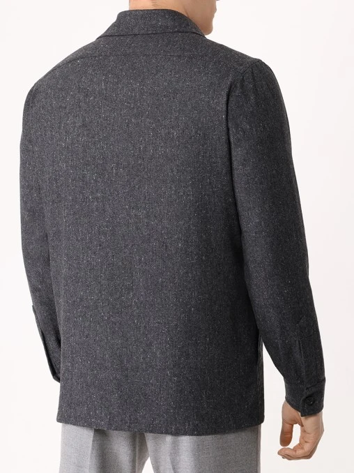 Рубашка Regular Fit шерстяная CESARE ATTOLINI