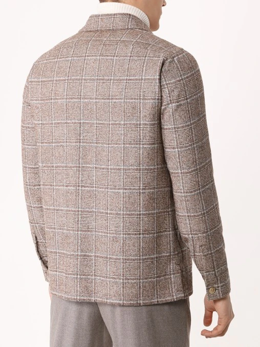 Рубашка Regular Fit шерстяная CESARE ATTOLINI