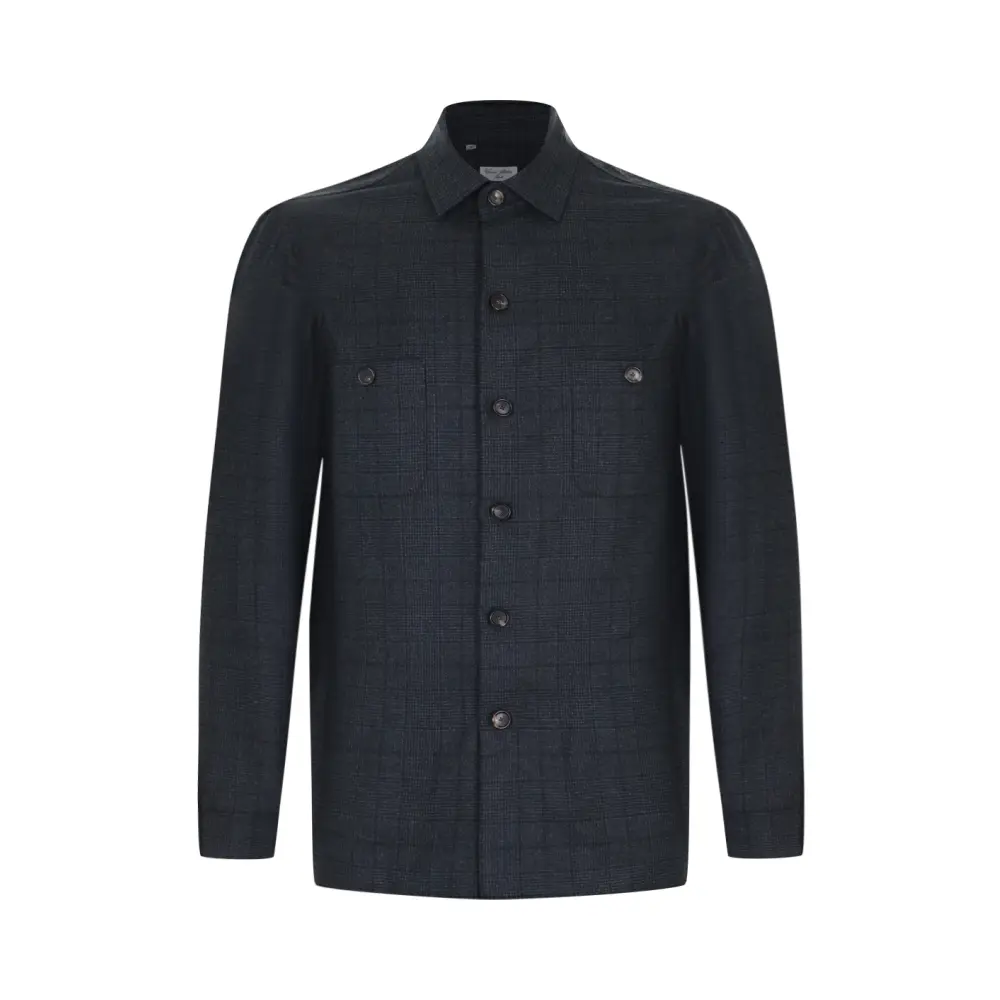 Рубашка Regular Fit шерстяная