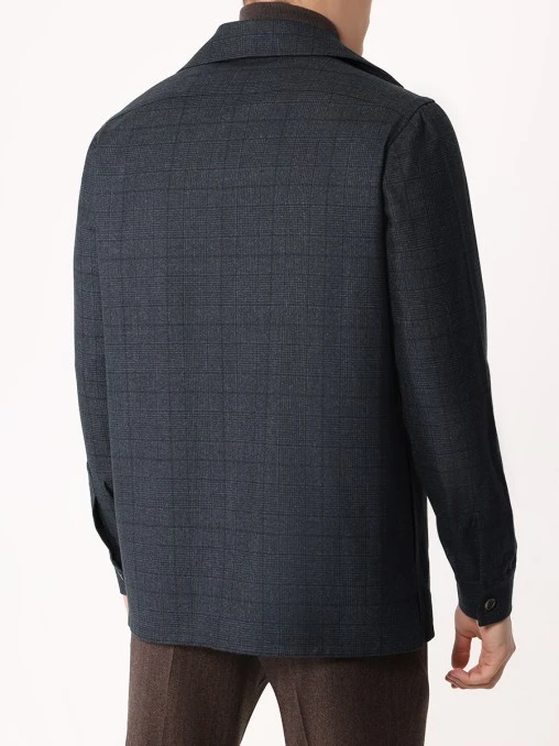 Рубашка Regular Fit шерстяная CESARE ATTOLINI