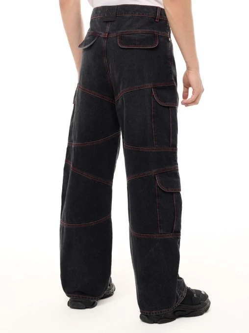 Джинсы-карго хлопковые OFF-WHITE